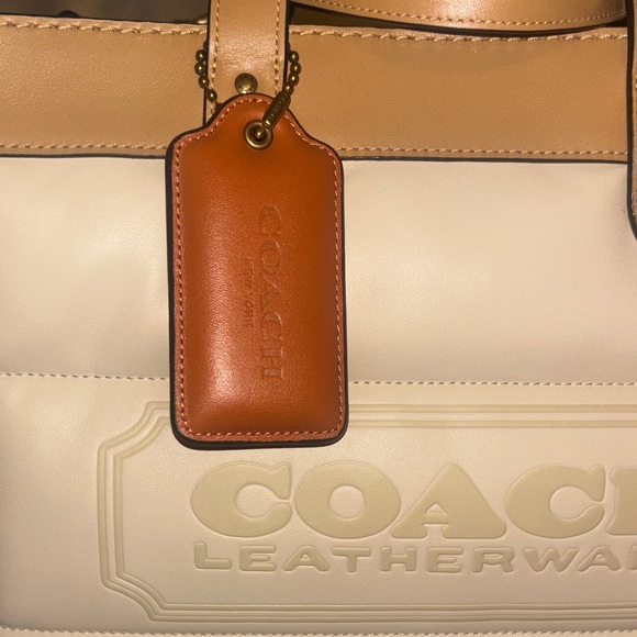 Coach Quilted Leather Large Field Tote - Picture 9 of 10